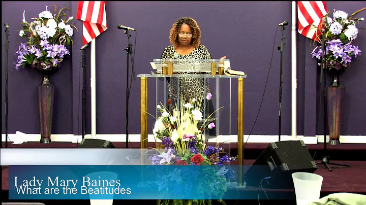 Lady Mary Baines "What are the Beatitudes?"