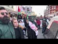 Propalestinian rally in uptown kingston ny