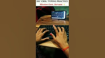 Typing test for SSC CHSL #shorts