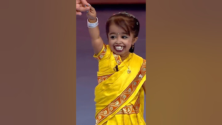 World's shortest woman, Jyoti Amge, appears on TV 💫