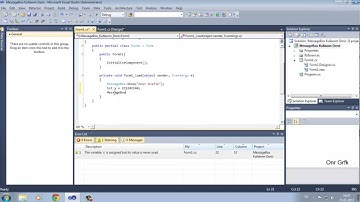 C Sharp Ders 4 MessageBox Kullanımı Onr Grfk