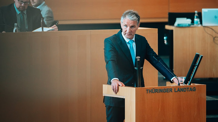 Wie begegnet man dem Nahostkonflikt?  – Björn Höcke im Thüringer Landtag