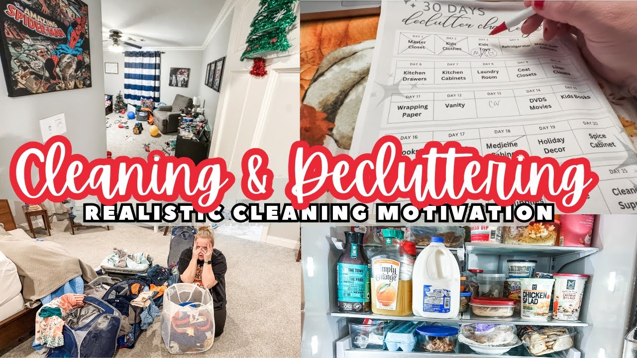 REALISTIC MOM LIFE CLEANING AND DECLUTTERING | 30 DAY DECLUTTER ...