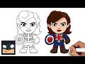 How to Draw Captain Carter | The Avengers