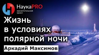 Жизнь в условиях полярной ночи в Антарктиде - Аркадий Максимов | Арктика и Антарктика | Научпоп