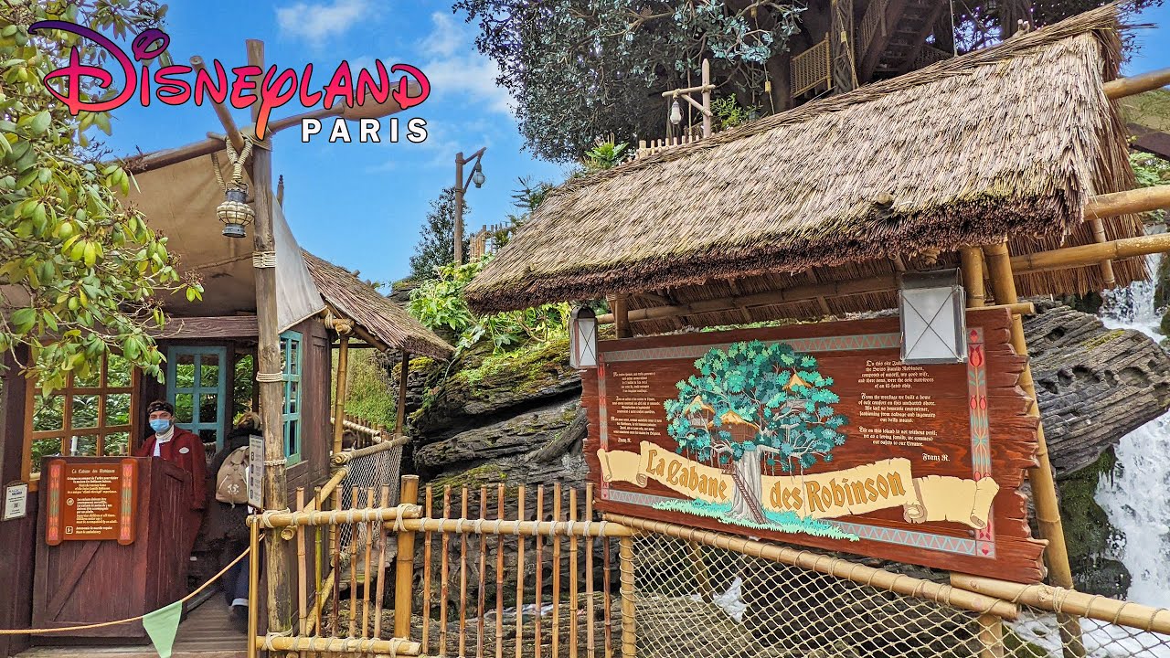 Swiss Family Robinson Treehouse Full Tour at Disneyland Paris (April ...