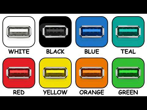 Every USB Port COLOR Explained in 13 Minutes