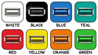 Every USB Port COLOR Explained in 13 Minutes