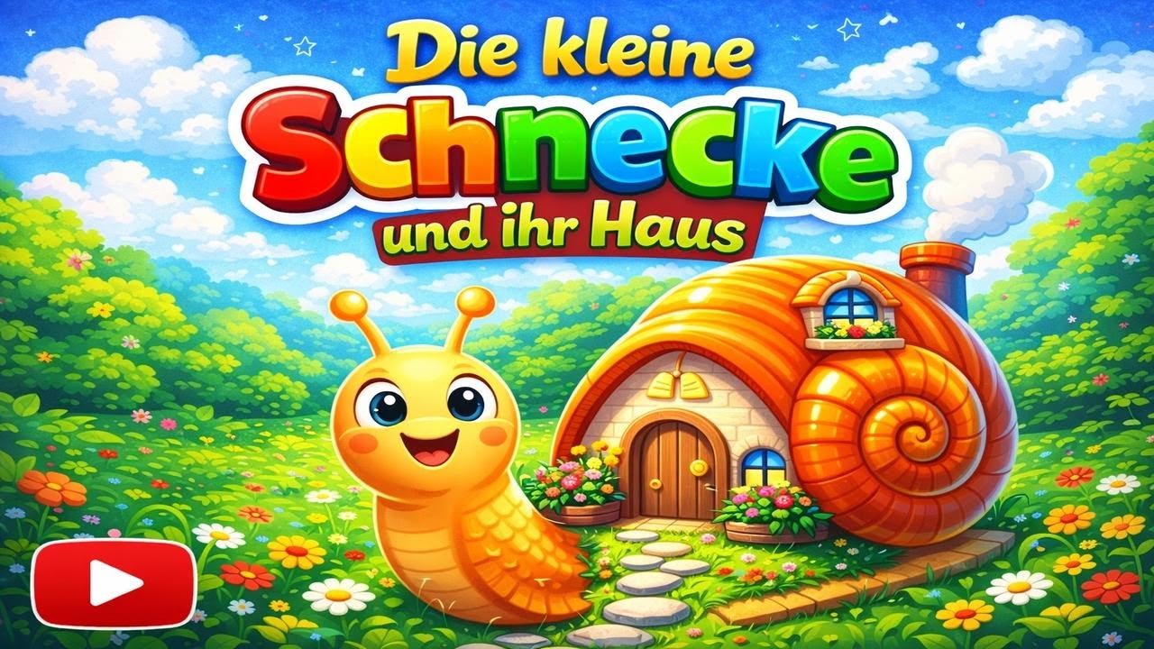 Die kleine Schnecke und ihr Haus 🐌 | Kinderlied & Geschichte zum Mitfühlen
