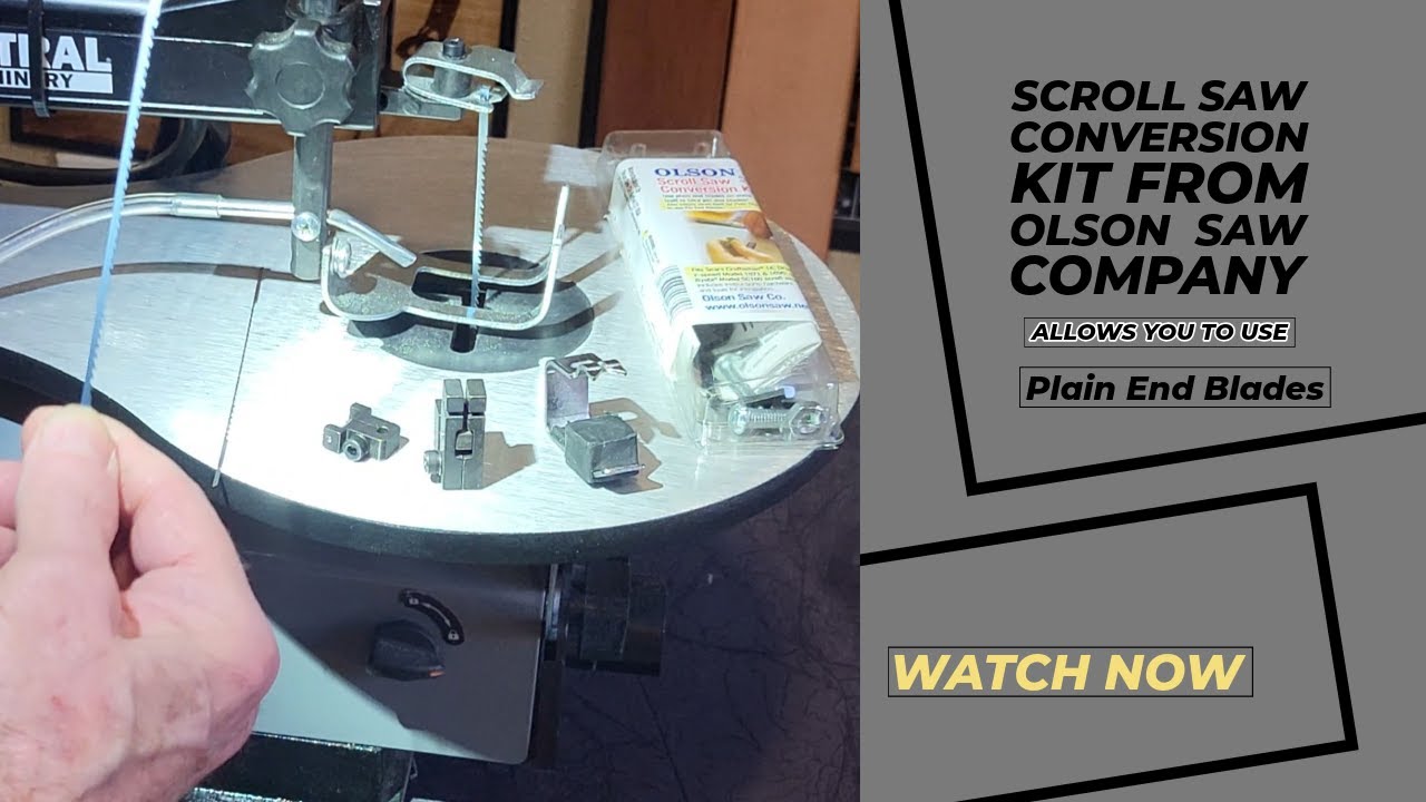 OLSON SAW CO. - SCROLL SAW CONVERSION KIT