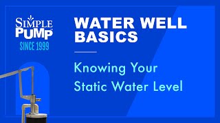 2023 Simple Pump Water Well Basics  Measuring Your Static Water Level