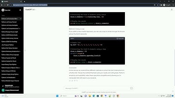 python list first n elements