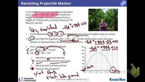 Unit 6 Lesson 10 Graphs of Functions in Standard and Factored Forms Algebruh