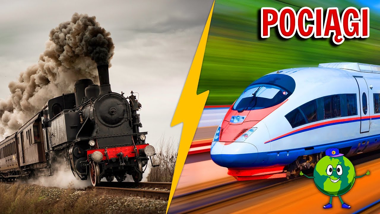 Świat Pociągów! 🚂💨 Znasz wszystkie rodzaje? Film Edukacyjny Dla Dzieci