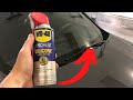Clean Wiper Blades with WD40 - No More Squeaks!