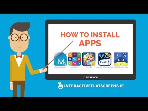 how to intall apps on clevertouch clevertouch training videos install apps