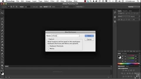 Creating User-Generated Workspaces-Learn Photoshop CS6