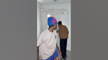 When you prank the wrong person 😂