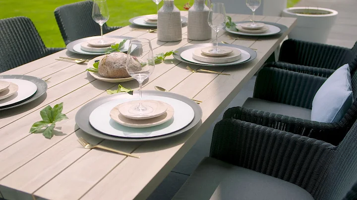 4SO Garden Furniture - Lisboa anthracite / Alu with Derby