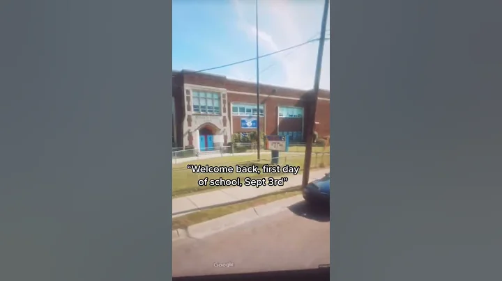 Abandoned Elementary School #detroit #michigan #shorts