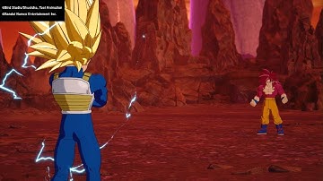DRAGON BALL: Sparking! ZERO | SSJ3 Vegeta (Daima) vs SSJ4 Goku (Daima)