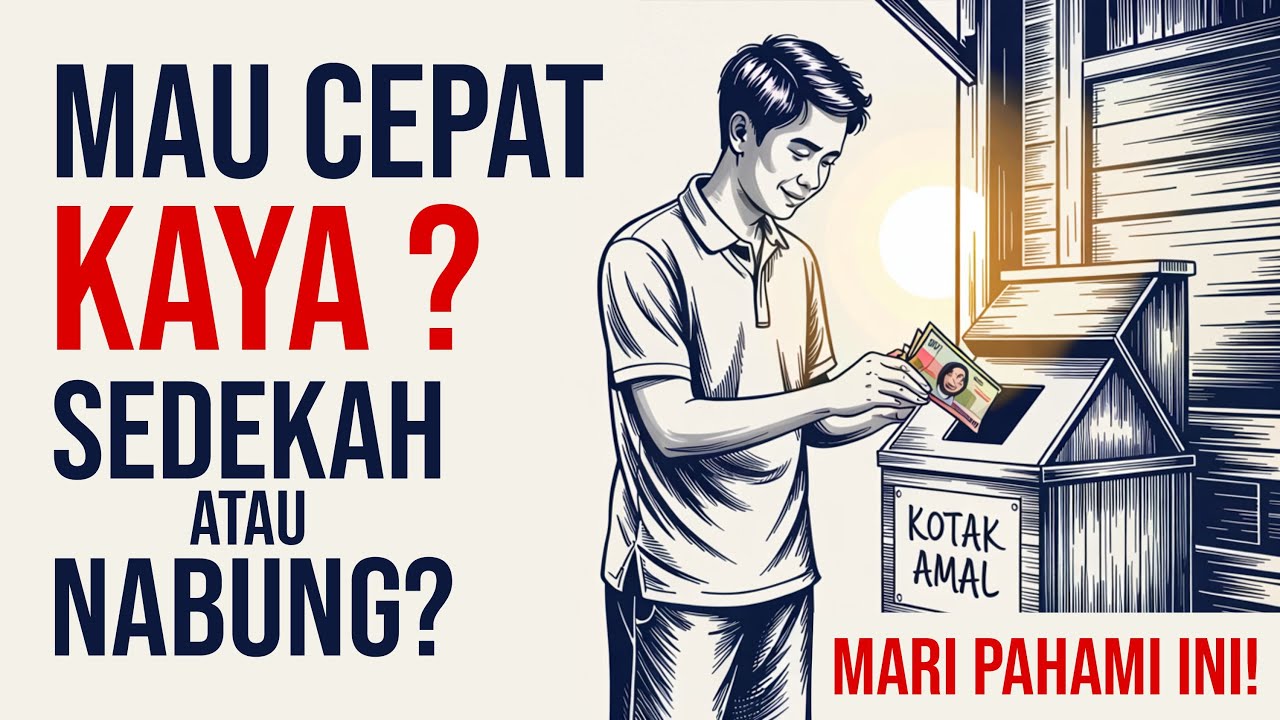 Pahami ini, Sedekah vs Nabung: Mana yang Bikin Kaya Lebih Cepat?