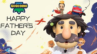 👨Happy Father's Day👨 Super Dad | GoGoDino Father's Day Special | Dinosaurs for Kids | Cartoon | Toys