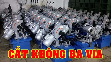 Máy cắt Inox Sắt không Ba Via, Máy Cắt Tua Chậm, Máy Cắt Kỹ Thuật, Máy Cắt Lưỡi Thép Gió HSS 275