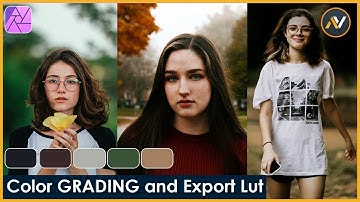Steal The Color Grading From Any Image In Affinity Photo And Export LUT  l Affinity Photo Tutorial |