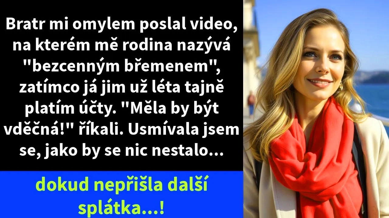 Ve 2:45 v noci mi bratr poslal video, které už nikdy nemělo spatřit světlo světa. V něm moje vlastní matka řekla: „Vážně, ona se v životě nikam nedostane.“ A otec dodal: „Je to jen bezcenná...