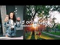 my college orientation! *messy* | harvard freshman 2019