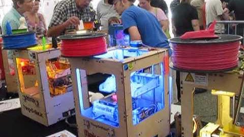 Maker Bot Booth Maker Faire Detroit