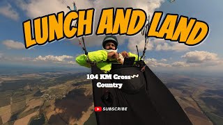 Lunch and Land / Paragling Cross Country Flight
