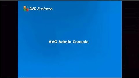 AVG Admin Console
