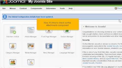 How to enable article attachments in Joomla - Joomla Tutorials