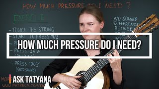 Exercise for optimization of tension - Ask Tatyana - Guitar Tutorial