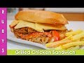 Grilled Chicken Sandwich Healthy Lunchbox Ideas Recipe in Urdu Hindi  - RKK