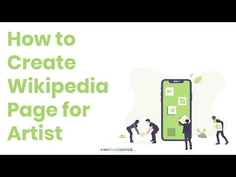 How to Create Wikipedia Page for Artist