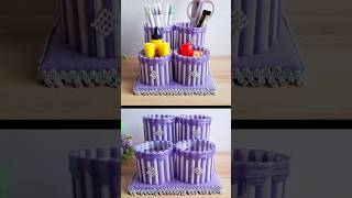 Tempat Pensil Dari Botol Plastik Dan Sedotan