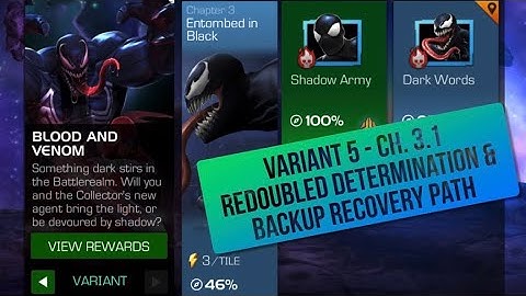 Variant #5 Ch. 3.1 - Sentinel, Namor, Warlock, Night Thrasher, Luke Cage, Mysterio, Sym Spidy | MCOC