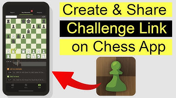 How to create challenge link on Chess app and share it on WhatsApp?