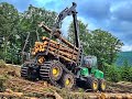 🌲 BIG DEERE • John Deere 1910E • Forwarder in Action • LFT GmbH • Forestwork • loading • Bigger🌲