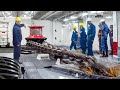 Dropping 30 Ton US Aircraft Carrier Anchor During Crazy Tests at Sea