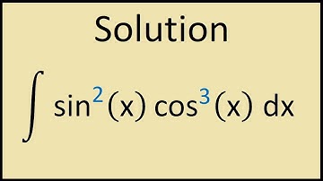 Integral of sin^2(x)cos^3(x) dx Solution