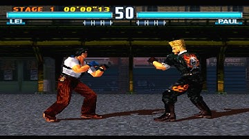 Lei vs Paul (Hardest AI ) - Tekken 3