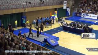 SM-Final 2014, Winners Final, Trampett, herrar, truppgymnastik