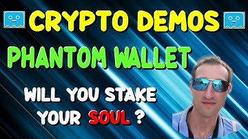 PHANTOM WALLET Tutorial | PHANTASMA Blockchain - How to stake!