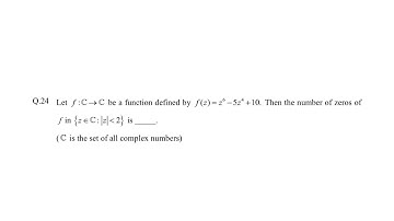GATE-2019(Complex Analysis).