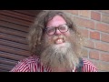 Ben Caplan - 40 days & 40 nights - window gig at Haldern Pop Bar