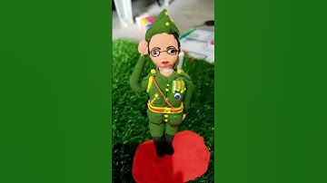 Netaji Subhash Chandra Bose🙏🇮🇳#netaji#subhashcharan #superclay #indipendenceday #miniclay #cartoon